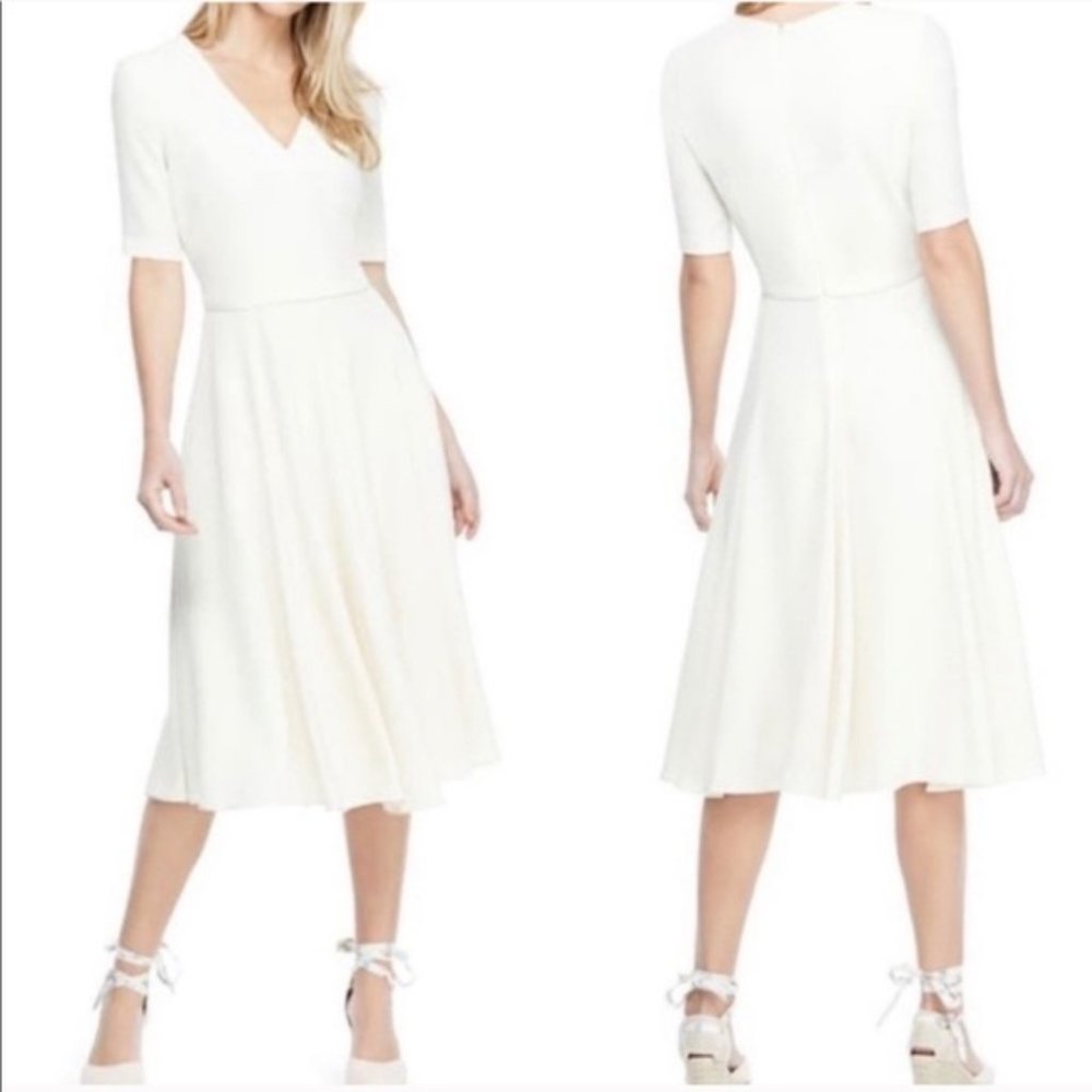 Gal Meets Glam Collection Edith Crepe City Dress - Picture 6 of 6